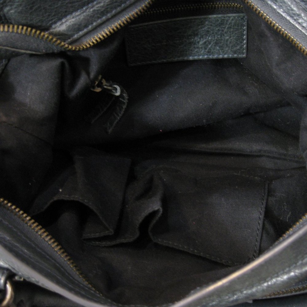 BALENCIAGA Gray Anthracite Town Crossbody Leather Bag - Picture 4 of 15